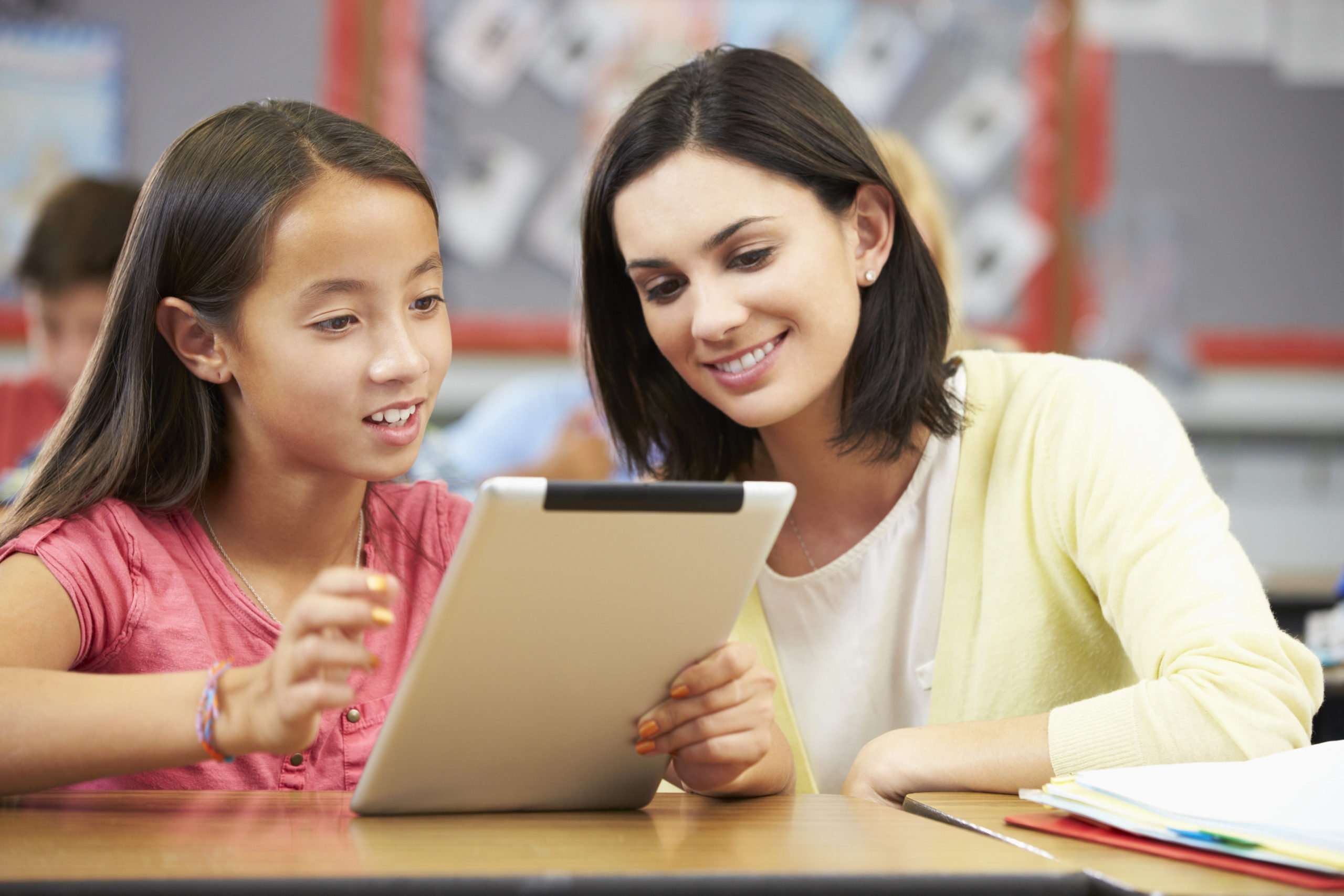 Teacher and Student Building Connections