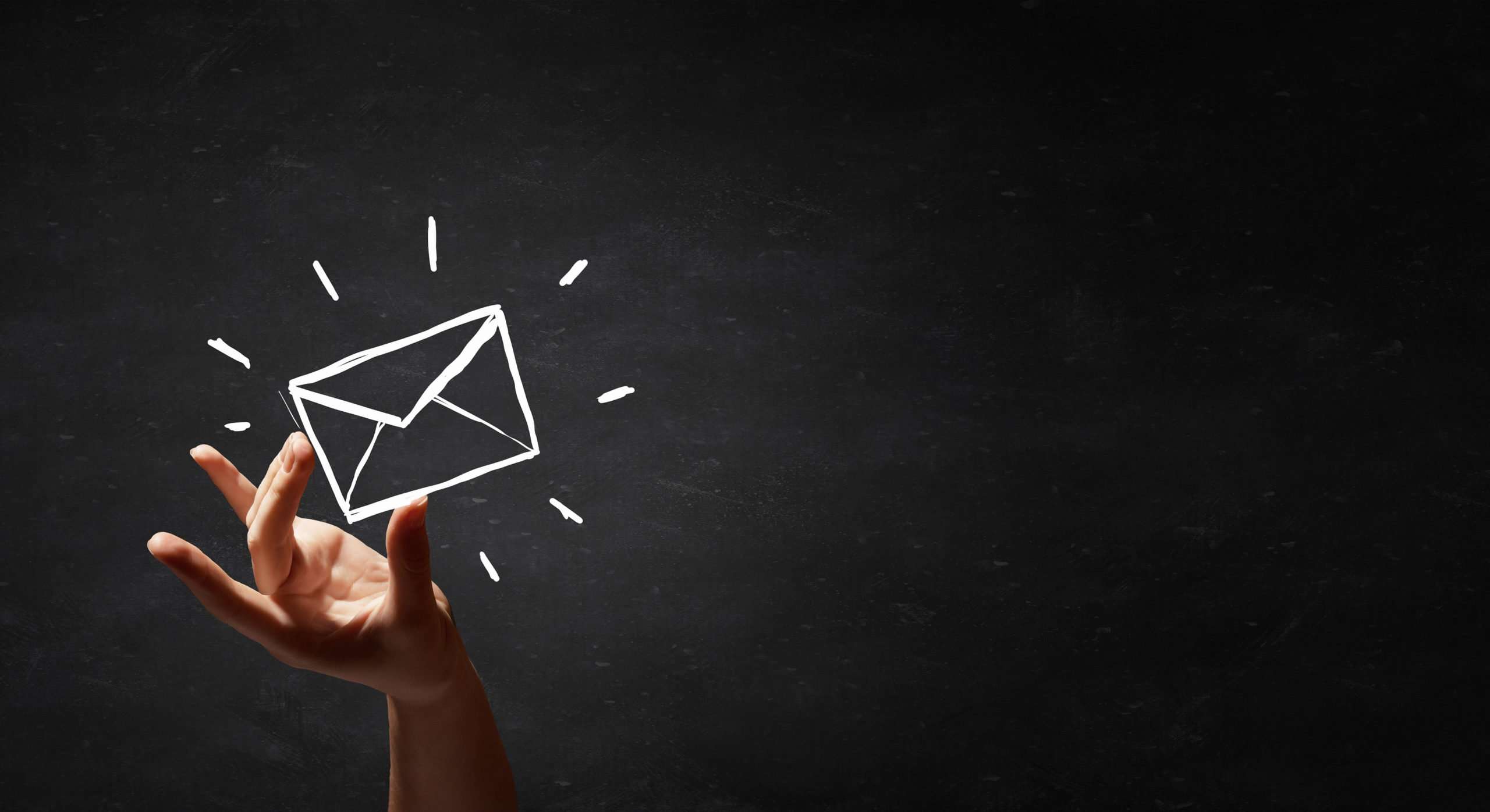 Mailing list drawn by hand