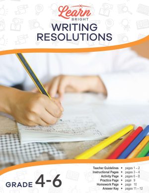 Writing Resolutions – Grades 4-6