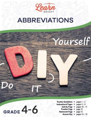 Abbreviations – Grades 4-6