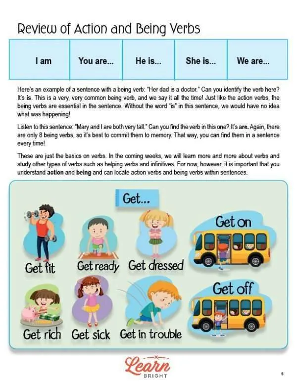 action-and-being-verbs-free-pdf-download-learn-bright