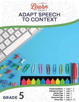 Adapt Speech to Context