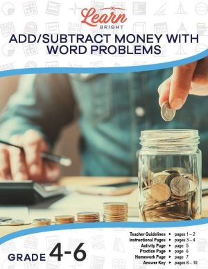 Add/Subtract Money with Word Problems