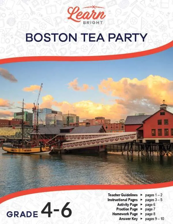 Boston Tea Party, Free PDF Download - Learn Bright