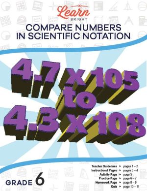 Compare Numbers in Scientific Notation