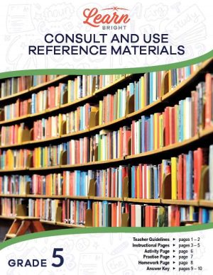 Consult and Use Reference Materials