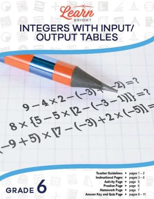 Integers with Input/Output Tables