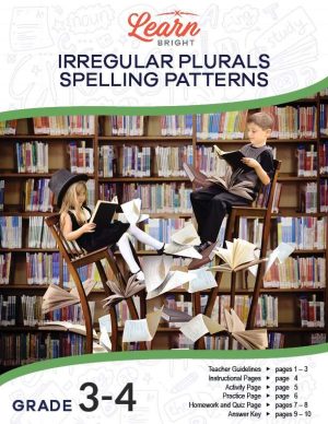 Irregular Plurals Spelling Patterns