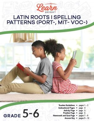 Latin Roots and Spelling Patterns I