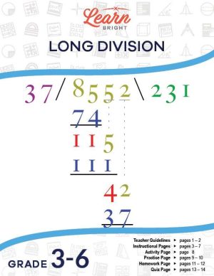 Long Division – Grades 3-6