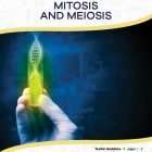 This is the title page for the Mitosis and Meiosis lesson plan. There is an image of someone holding a vial with a leaf in it and a double helix flowing out of it. The orange Learn Bright logo is at the top of the page.