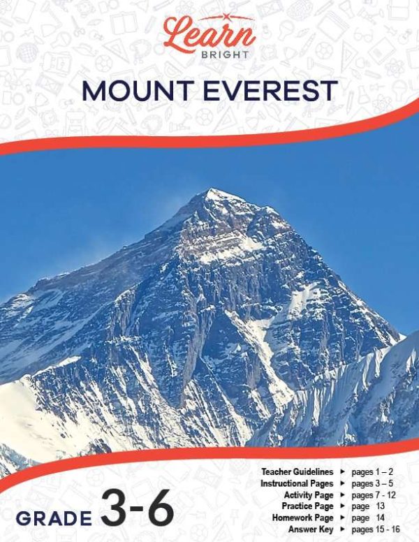 Mount Everest Lesson Plans Worksheets Lesson Planet - Gambaran