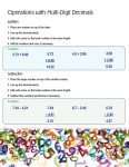 Operations with Multi-Digit Decimals