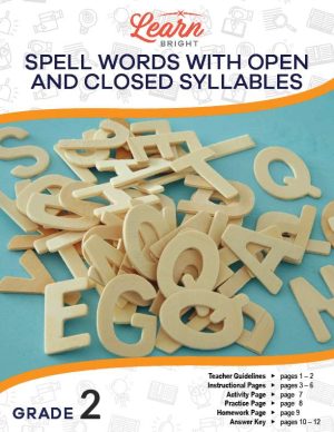 Spell Words with Open and Closed Syllables