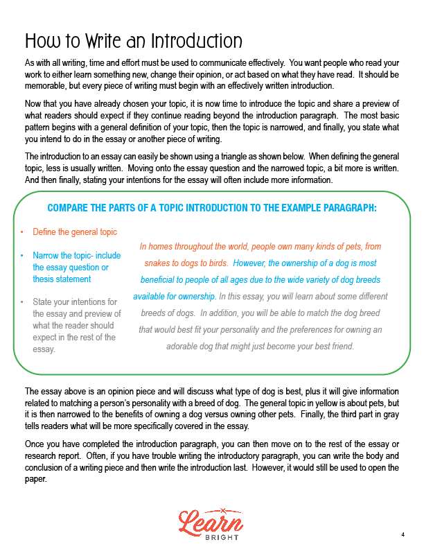  How Long Should An Introduction Paragraph Be How Long Should A 