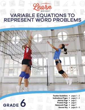 Variable Equations to Represent Word Problems