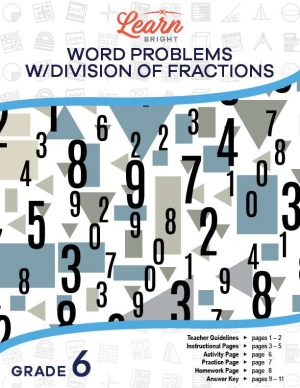 Word Problems with Division of Fractions