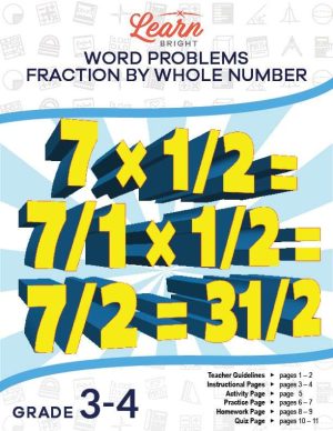 Word Problems Fraction by Whole Number