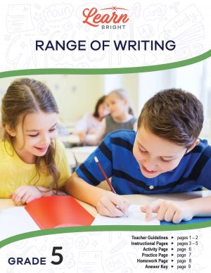 Range of Writing – Grade 5