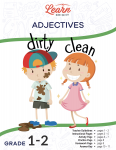 Boy with dirt on him. Girl is clean.