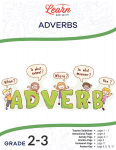 kids using adverbs behind letters