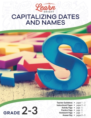 Capitalizing Dates and Names