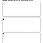 This is the activity worksheet for the Science Fair Projects STEM lesson plan. The orange Learn Bright logo is in the top-right corner of the page.