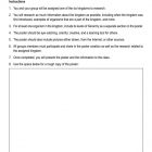 This is the activity worksheet for the Describe, Classify, Compare Kingdoms lesson plan. The orange Learn Bright logo is in the upper right corner of the page.