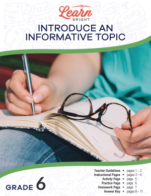 Introduce an Informative Topic