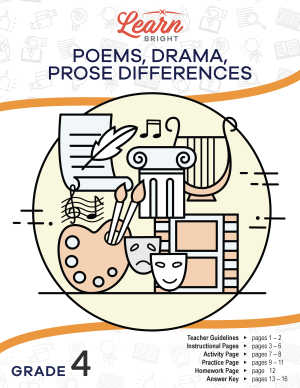 Poems, Drama, Prose Differences