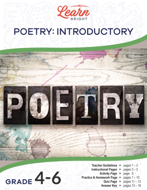 Introduction to Poetry – Grades 4-6