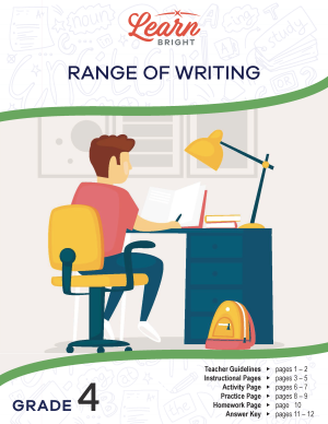 Range of Writing – Grade 4