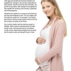 This is a content page for the Endocrine System STEM lesson plan. There is a photo of a pregnant woman. The orange Learn Bright logo is at the bottom of the page.