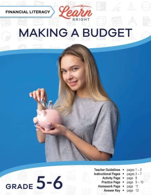 Making a Budget-FINANCIAL LITERACY Cover Page