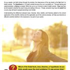 This is a content page for the Scientific Laws and Theories lesson plan. There is a photo of a girl basking in sunlight with her arms outstretched. The orange Learn Bright logo is at the bottom of the page.