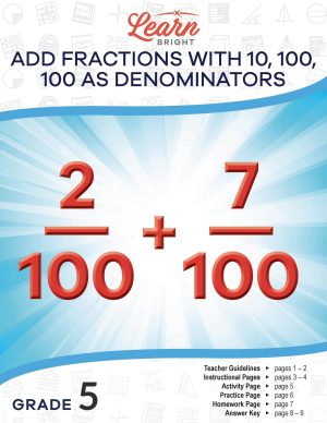 Add Fractions with 10, 100, 1000 as Denominators