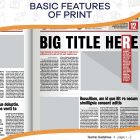 newspaper clippings for our basic features of print lesson plan