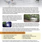 This is a content page for the Sea Level Rise STEM lesson plan. There is a photo of a flooded area. There is a photo of a large pond. There is a picture of a hurricane off the coast of Florida. The orange Learn Bright logo is at the bottom of the page.