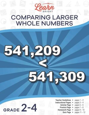 Two large numbers being compared in a math problem