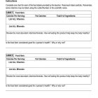 This is the activity worksheet for the Vitamins and Minerals lesson plan. The orange Learn Bright logo is in the upper right corner of the page.