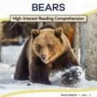 This is the title page for the Bears lesson plan. The main image is of a brown bear in a snowy forest. The orange Learn Bright logo is at the top of the page.