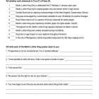 This is the homework worksheet for the Martin Luther King, Jr. lesson plan. The orange Learn Bright logo is in the upper right corner of the page.