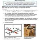 This is the activity worksheet for the International Space Station lesson plan. There are images of model space stations. The orange Learn Bright logo is in the upper right corner of the page.