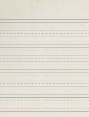 School Smart Zaner-Bloser Paper, 1/2 Inch Ruled, 8 x 10-1/2 Inches, 500 Sheets White