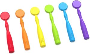 hand2mind Magnetic Wands for Kids, Magnet Wands, Magnets for Kids Science, Magnets with Wand, Magnets for Teaching, Preschool Science, Magnet with Handle, Science Classroom Supplies (Set of 6)