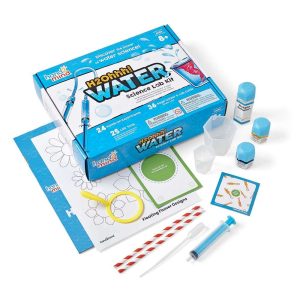 hand2mind H2Ohhh! Water Science Kit, Chemistry Kit for Kids 8-12, Chemistry Set, Science Kits & Toys, 24 Science Experiments, 1 Career & Lab Guide, Color Chemistry, Bubbles, Tornadoes, STEM Toy