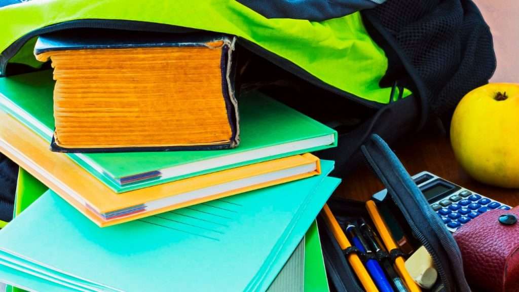 unorganized back pack