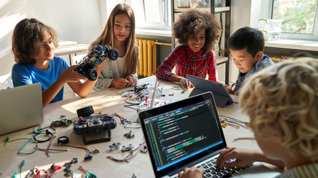 kids with coding games