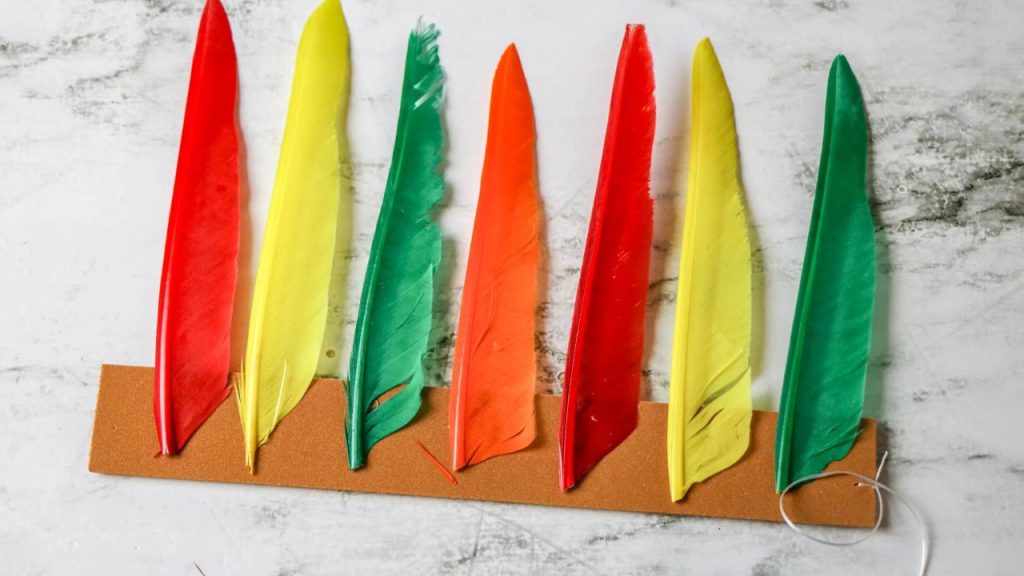 feather headband thanksgiving activity