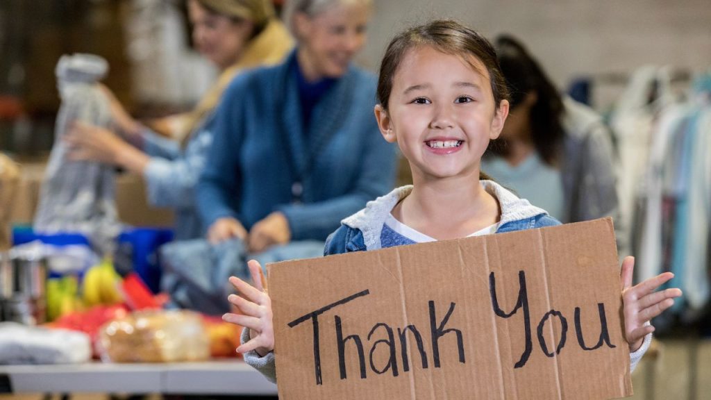 fundraiser thank you during american week of education